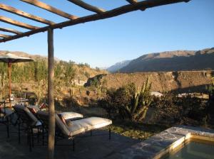 Vista da varanda da casita